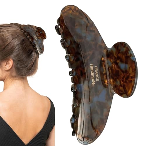 Kustimantu Haarspangen für Damen, große Haarklammern für Damen, 10,4 cm, Zellulose-Azetat-Klauen-Clips für Damen, Haar-Accessoires, Haarklammern von Kustimantu