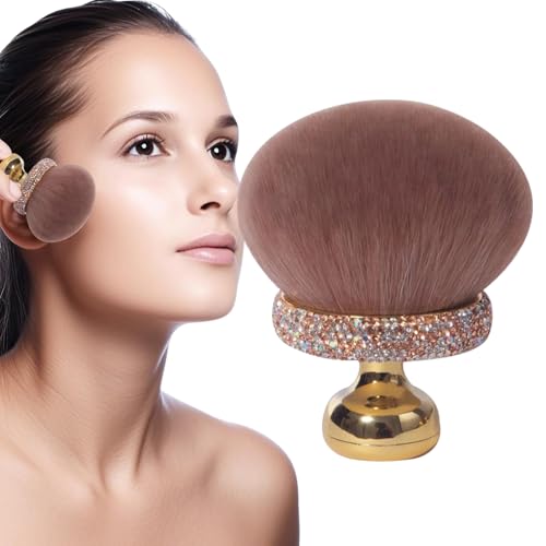Kustimantu Make-up-Pinsel für Pilze, Rouge- und Grundierungspinsel für Damen, kompakter Applikator und Concealer, Reisezubehör für Mutter und Tochter von Kustimantu