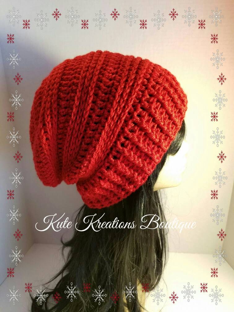 Gehäkelte Slouchy Beanie Weiches Acryl, Unisex Design Gehäkelte Slouchy Beanie Weiches Acryl, Unisex Design von KuteKreationsBoutiqu