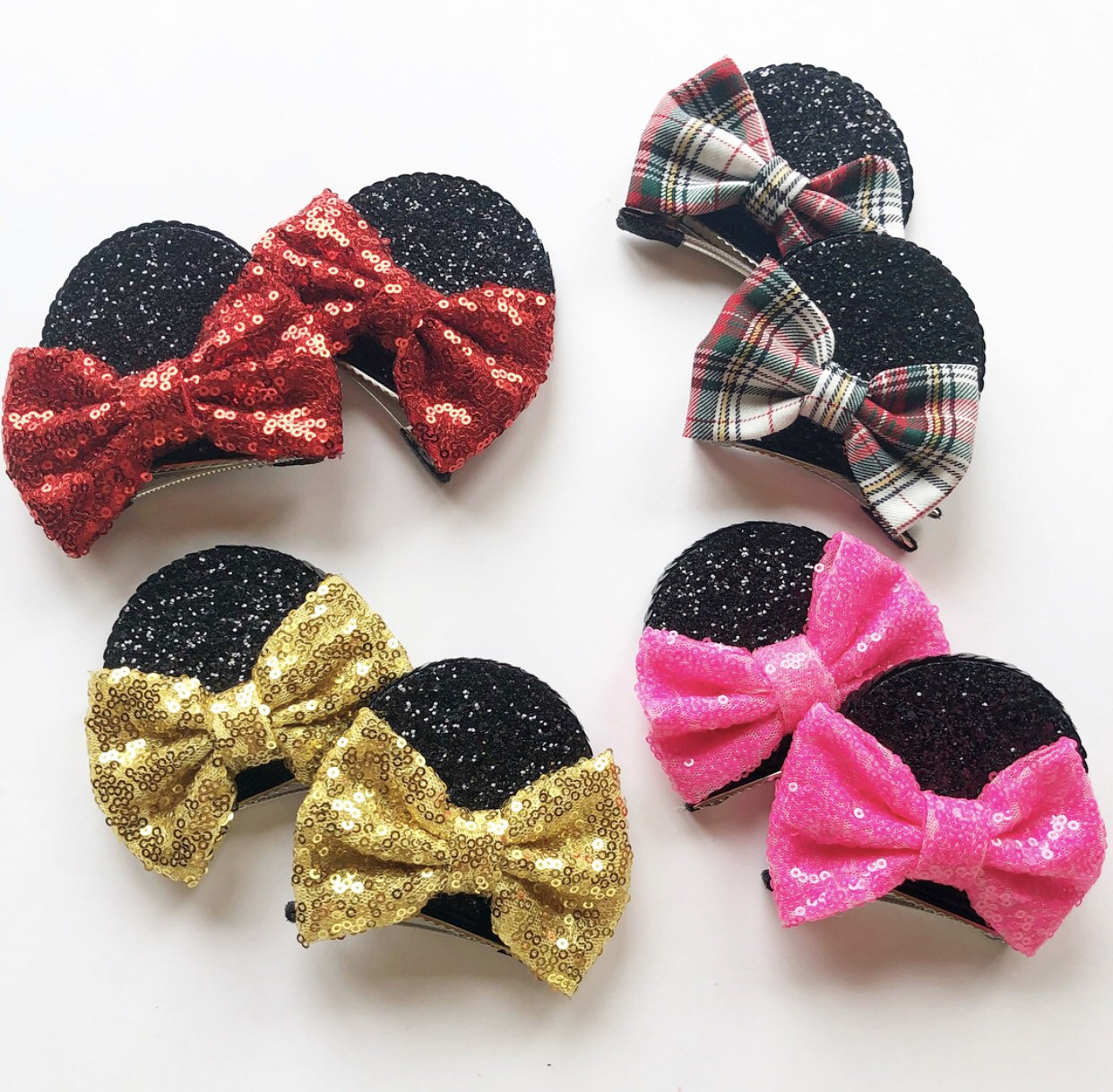 Maus Ohrclips von Kutiebowtuties