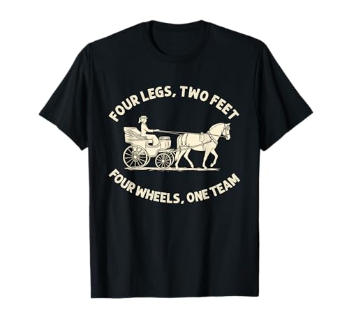 Kutscherin Pferdekutsche Fahren Damen Kutsche T-Shirt von Kutsche Fahren Zubehör Kutscherin Pferd Fahrsport