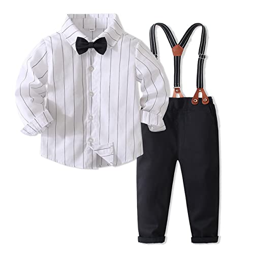 Kuukaas Anzug Kinder Jungen Hochzeit Taufe Junge Kleidung Festlich Kinder Anzug Set Junge Sommer Kleinkinder Junge Bekleidungssets Anzug Outfit Für Geburtstag Weiß 120 von Kuukaas