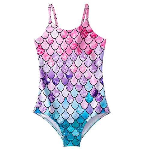 Kuukaas Badeanzüge für Mädchen Bademode Rüschen Madchen Einteiliger Badeanzug Mädchen Swimsuit for Girls Schwimmanzug Strandkleidung Mädchen 110 von Kuukaas