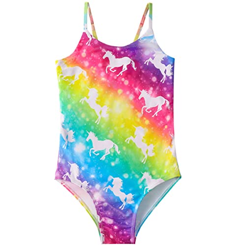 Kuukaas Badeanzüge für Mädchen Bademode Rüschen Madchen Einteiliger Badeanzug Mädchen Swimsuit for Girls Schwimmanzug Strandkleidung Mädchen 150 von Kuukaas