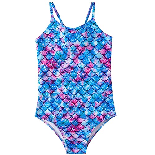 Kuukaas Badeanzug Mädchen Bademode Rüschen Madchen Einteiliger Badeanzug Mädchen Swimsuit for Girls Schwimmanzug Strandkleidung Mädchen 100 von Kuukaas