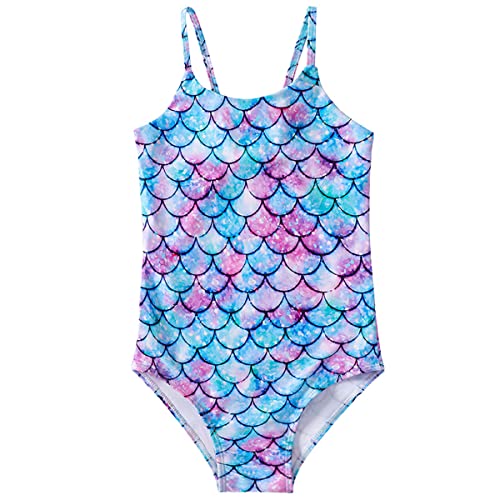 Kuukaas Badeanzug Mädchen Bademode Rüschen Madchen Einteiliger Badeanzug Mädchen Swimsuit for Girls Schwimmanzug Strandkleidung Mädchen 140 von Kuukaas