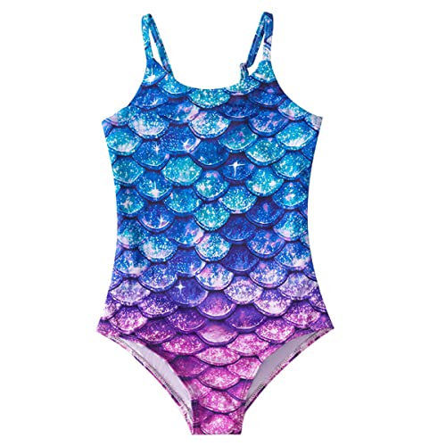 Kuukaas Badeanzug Mädchen Bademode Rüschen Madchen Einteiliger Badeanzug Mädchen Swimsuit for Girls Schwimmanzug Strandkleidung Mädchen 140 von Kuukaas