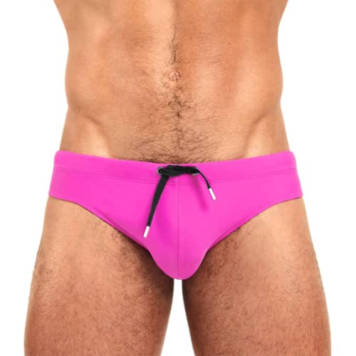 Kuukaas Badehose Herren Kurz Badeslip Rosa Bademode für Herren Schwimmhose Herren Schnelltrocknend XL von Kuukaas