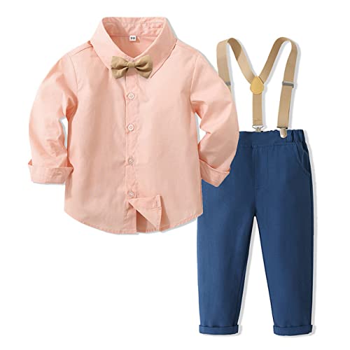 Kuukaas Taufanzug Junge Baby Sommer Taufbekleidung Für Baby Junge Hochzeit Anzug Baby Jungen Festlich Bekleidungssets Für Baby Jungen Rosa 80 von Kuukaas