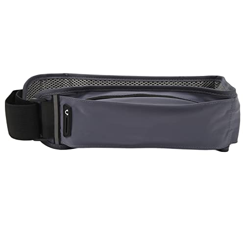 Kuuleyn Fanny Packs für Männer Männer, Laufgürtelbeutel, rennende Taillenbeutel Multi -unabhängige Taschen elastische atmungsaktive dünne leichte Taillengürtel mit reflektierender (Grau) von Kuuleyn