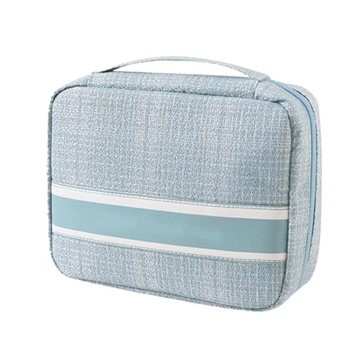 Kuuleyn Wasserfeste Make-up-Kosmetiktasche, Reise-Organizer, Kosmetik-Organizer-Tasche, wasserdicht, großes Fassungsvermögen, multifunktionale tragbare Make-up-Aufbewahrungstasche von Kuuleyn