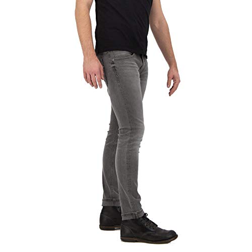 Kuyichi Herren Jeans Kale Skinny Bio-Baumwolle, Rebel Grey, 34/32 von Kuyichi