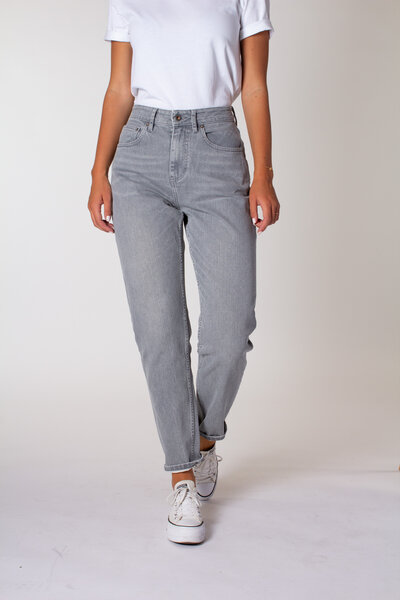 Kuyichi Jeans Loose Tapered Fit mit hohem Bund und schmalzulaufendem Bein - Nora von Kuyichi