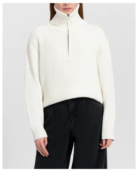 Kuyichi Kayla Knit Half Zip Strickpullover aus Bio-Baumwolle Kuyichi Kayla Knit Half Zip Strickpullover aus Bio-Baumwolle von Kuyichi