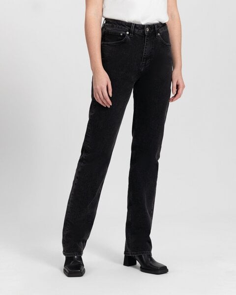 Kuyichi Straight Fit Jeans - Rosa - aus Biobaumwolle (vintage black) von Kuyichi