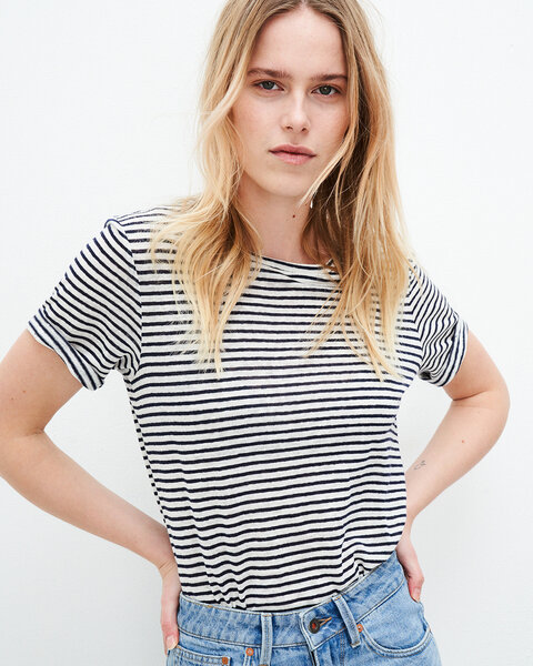 Kuyichi T-Shirt Olivia Striped von Kuyichi