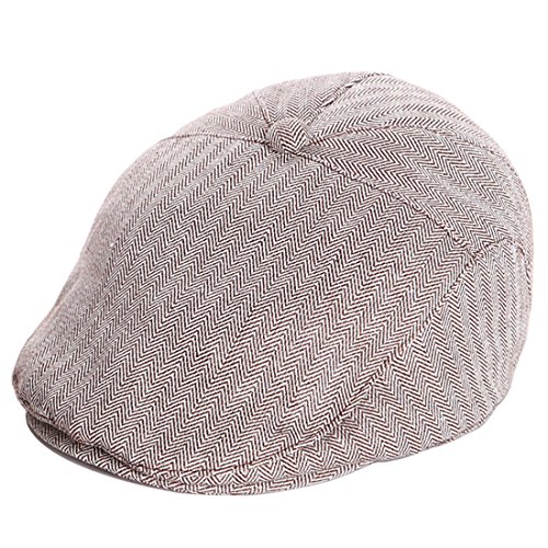 Kuyou Baby Mütze Gatsby Schirmmütze Schiebermütze Berets Kappe (6-16 Monate, Kaffee) von KUYOU