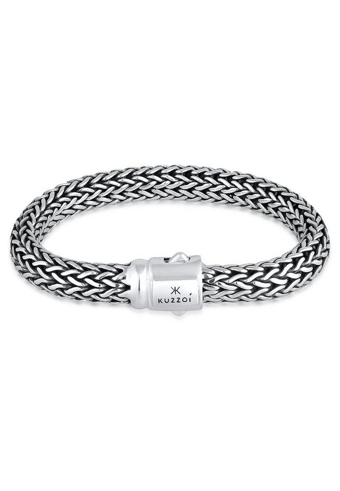 Kuzzoi Armband Gliederarmband Basic Cool unisex 925 Silber von Kuzzoi