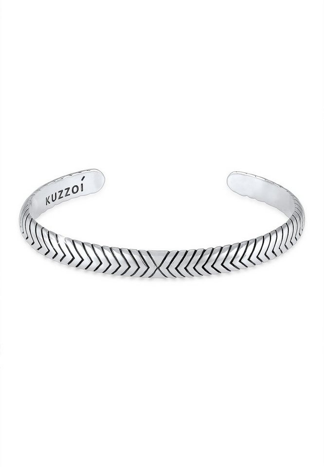 Kuzzoi Armband Herren Armreif Oxidiert Verstellbar 925 Silber Kuzzoi Armband Herren Armreif Oxidiert Verstellbar 925 Silber von Kuzzoi