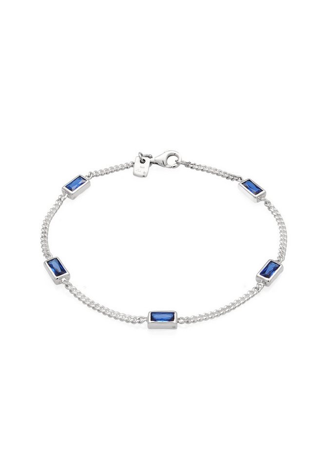 Kuzzoi Armband Saphir Synthetisch Blau 925 Sterling Silber Kuzzoi Armband Saphir Synthetisch Blau 925 Sterling Silber von Kuzzoi