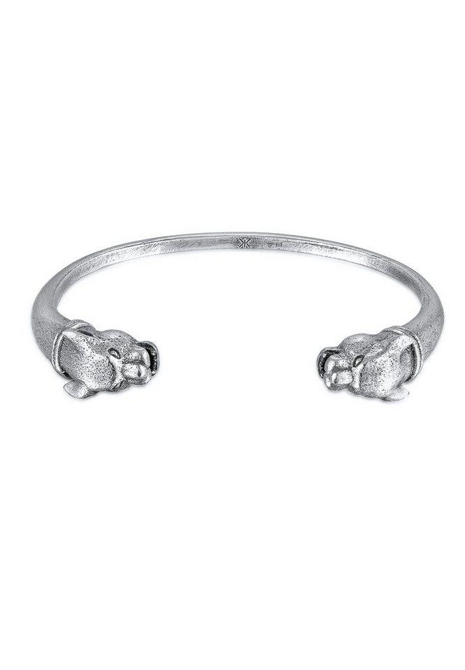 Kuzzoi Armreif Armreif Panther Maskulin Tier Symbol 925 Silber, Tiger von Kuzzoi