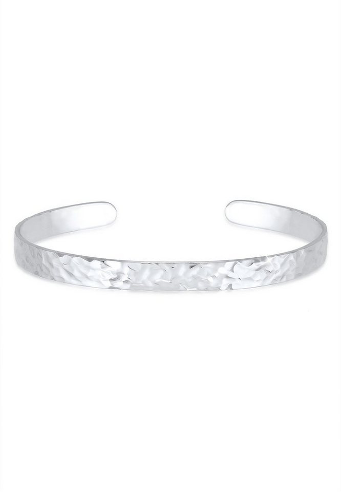 Kuzzoi Armreif Herren Basic Bangle Matt 925 Silber von Kuzzoi
