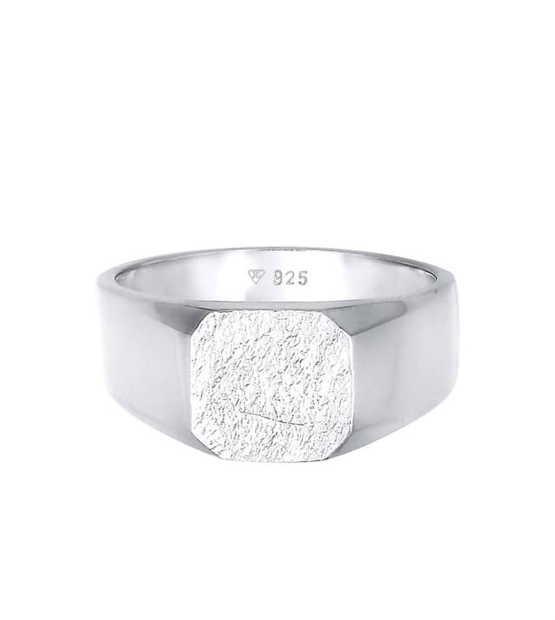 Kuzzoi - Basic-Ring für Herren aus 925er-Sterlingsilber mit matter Struktur von Kuzzoi
