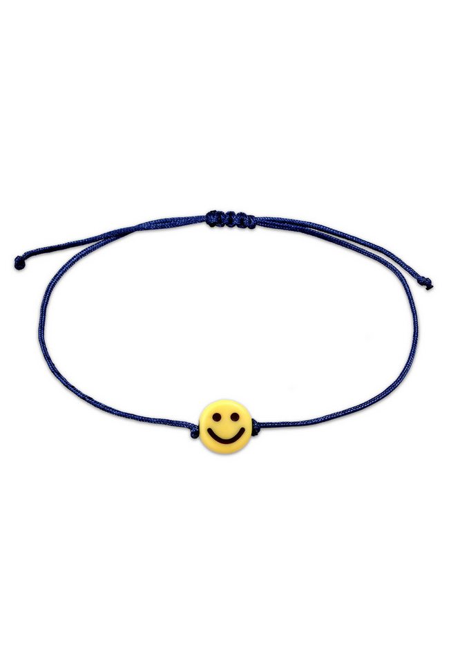 Kuzzoi Bead-Armband-Set Nylon Smiling Emoji Anhänger Bead von Kuzzoi