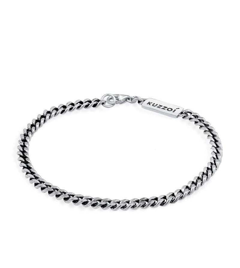 Kuzzoi - Herren-Armband aus 925er Sterlingsilber in Schwarz von Kuzzoi