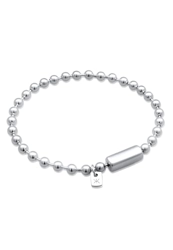Kuzzoi Herren Silber Armband Kugelkette (4 mm) 925 Sterling Silber mit Zylinderverschluss für den Mann, Silberarmband Länge 23 cm von Kuzzoi
