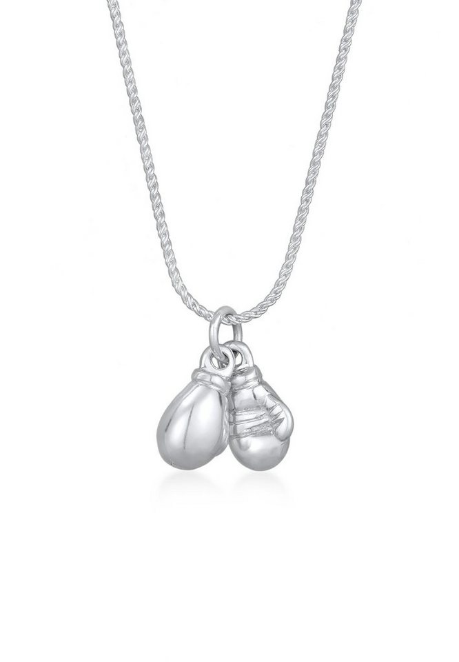 Kuzzoi Kette mit Anhänger Boxhandschuhe Modisch Stark 925 Silber, Boxhandschuhe Kuzzoi Kette mit Anhänger Boxhandschuhe Modisch Stark 925 Silber, Boxhandschuhe von Kuzzoi