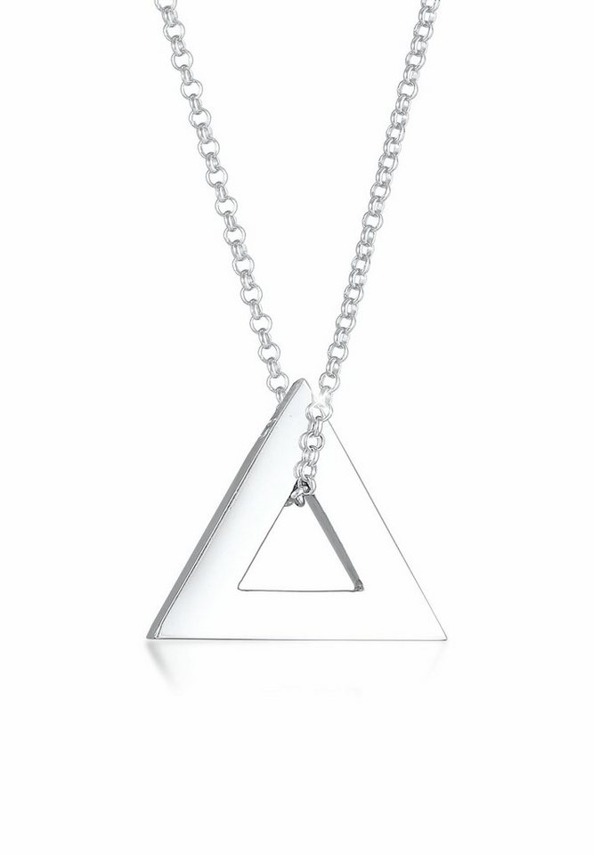 Kuzzoi Kette mit Anhänger Herren Erbskette Dreieck Triangle 925 Silber, Dreieck Kuzzoi Kette mit Anhänger Herren Erbskette Dreieck Triangle 925 Silber, Dreieck von Kuzzoi