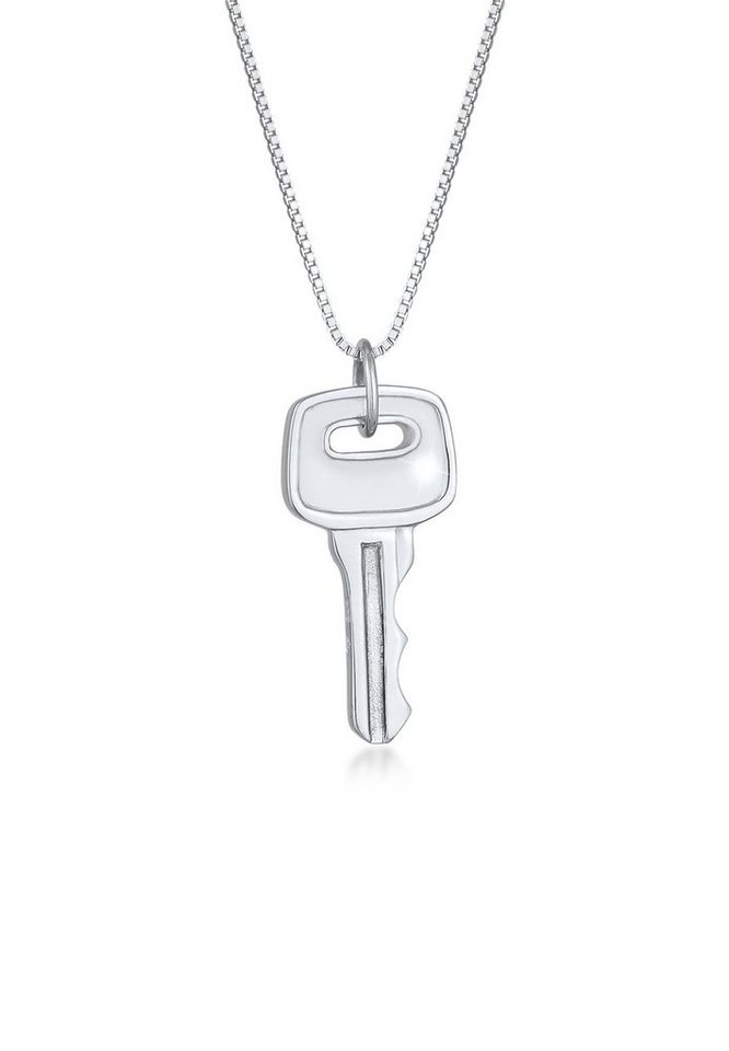 Kuzzoi Kette mit Anhänger Herren Venezianer Schlüssel Key 925 Silber von Kuzzoi