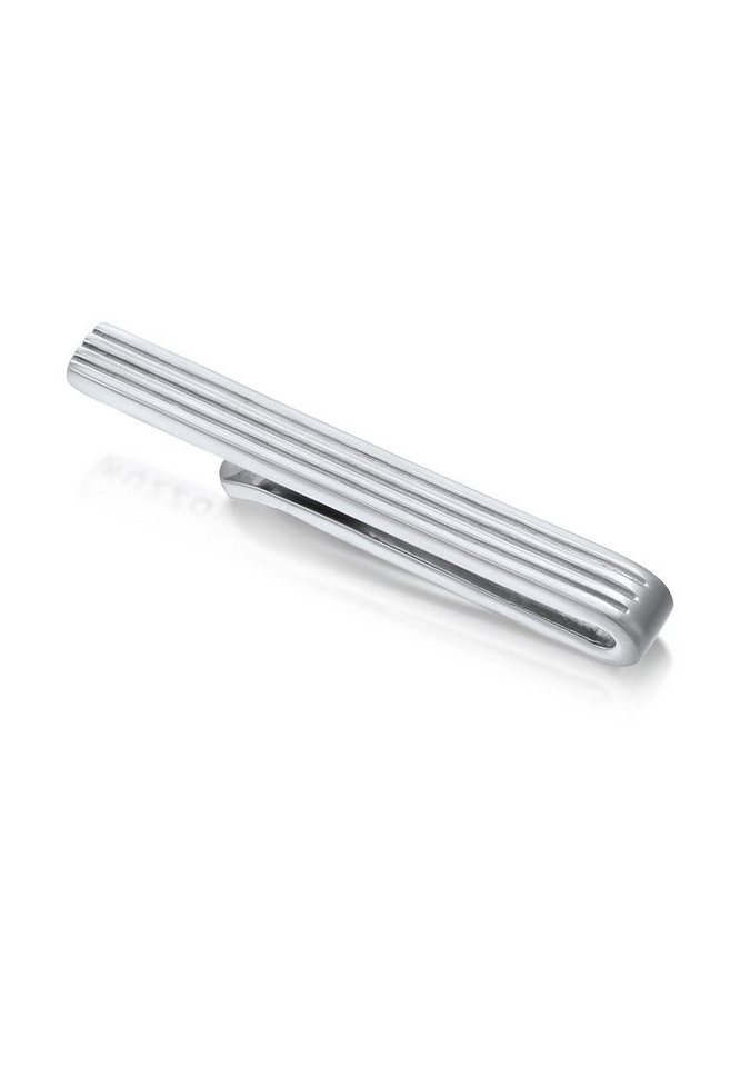 Kuzzoi Krawattennadel Krawattennadel Rillen Design 925 Silber von Kuzzoi