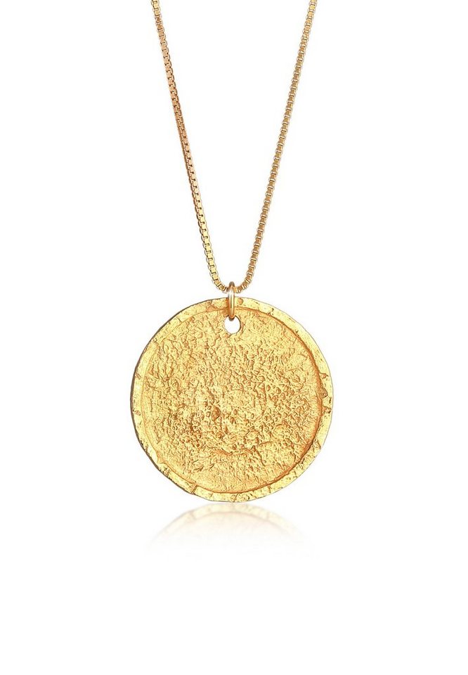 Kuzzoi Lange Kette Herren Anhänger Coin Antique 925 Silber, Geo Kuzzoi Lange Kette Herren Anhänger Coin Antique 925 Silber, Geo von Kuzzoi