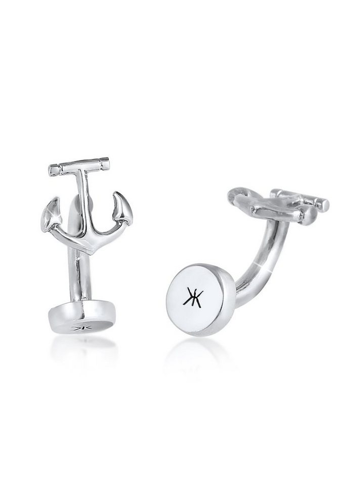 Kuzzoi Manschettenknöpfe Anker Symbol Maritim edel 925 Silber, Anker von Kuzzoi