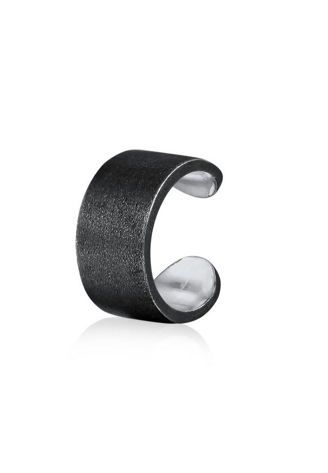 Kuzzoi Ohrklemme Herren Single Earcuff Basic Glanz 925 Silber von Kuzzoi