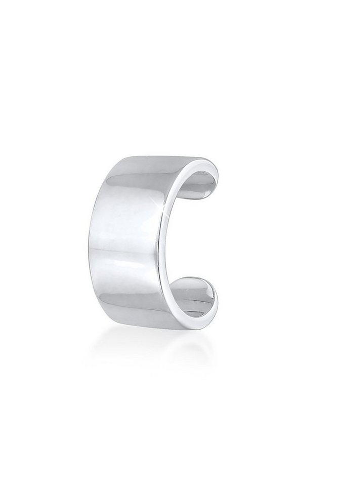 Kuzzoi Ohrklemme Herren Single Earcuff Basic Glanz 925 Silber von Kuzzoi