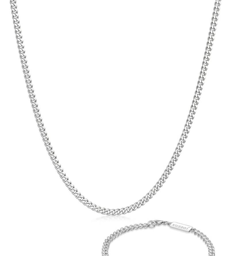 Kuzzoi - Schmuckset für Herren mit schlichter Halskette aus 925er-Sterlingsilber Kuzzoi - Schmuckset für Herren mit schlichter Halskette aus 925er-Sterlingsilber von Kuzzoi