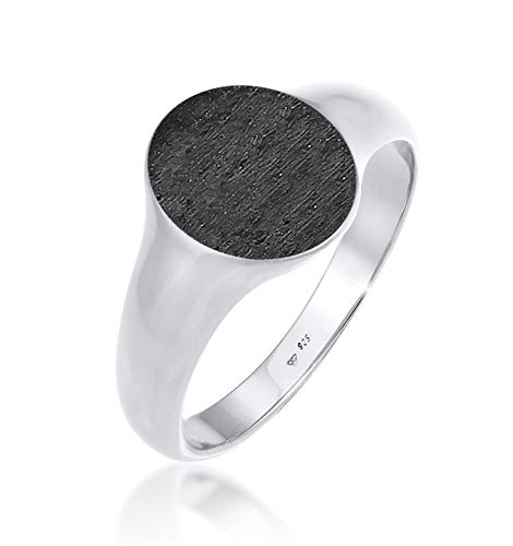 Kuzzoi Siegelring Herrenring oval matt geschwärzt, massiv 12 mm breit in 925 Sterling Silber, Basic Silberring poliert, Ring für Männer in der Ringgröße 64, 0604471420_64 Kuzzoi Siegelring Herrenring oval matt geschwärzt, massiv 12 mm breit in 925 Sterling Silber, Basic Silberring poliert, Ring für Männer in der Ringgröße 64, 0604471420_64 von Kuzzoi