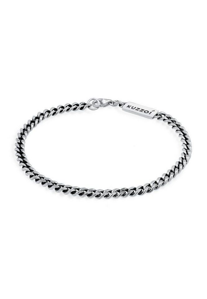 Kuzzoi Silberarmband Herren Panzer Massiv 925 Silber von Kuzzoi
