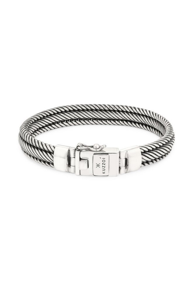 Kuzzoi Silberarmband Königskette 925 Sterling Silber Oxidiert von Kuzzoi