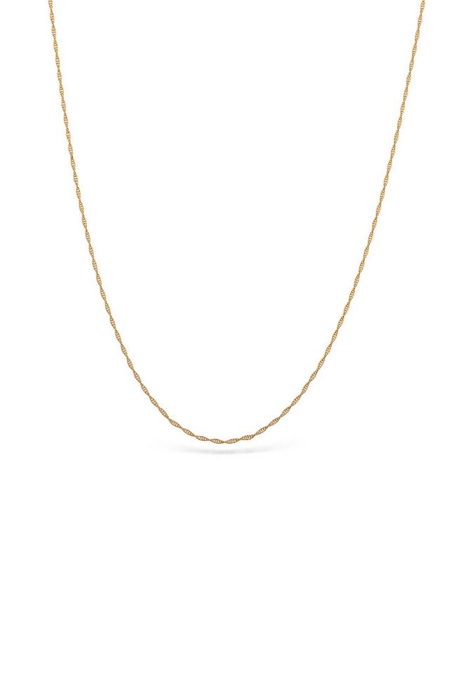 Kuzzoi Silberkette Basic Gliederkette Gedreht 925 Sterling Silber von Kuzzoi