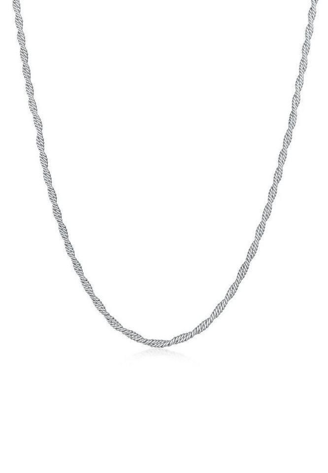Kuzzoi Silberkette Herren Basic Kordelkette Gedreht 925 Silber von Kuzzoi