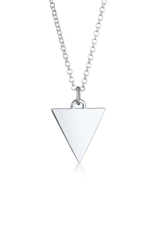 Kuzzoi Silberkette Herren Erbskette Dreieck Modern 925 Silber, Dreieck Kuzzoi Silberkette Herren Erbskette Dreieck Modern 925 Silber, Dreieck von Kuzzoi