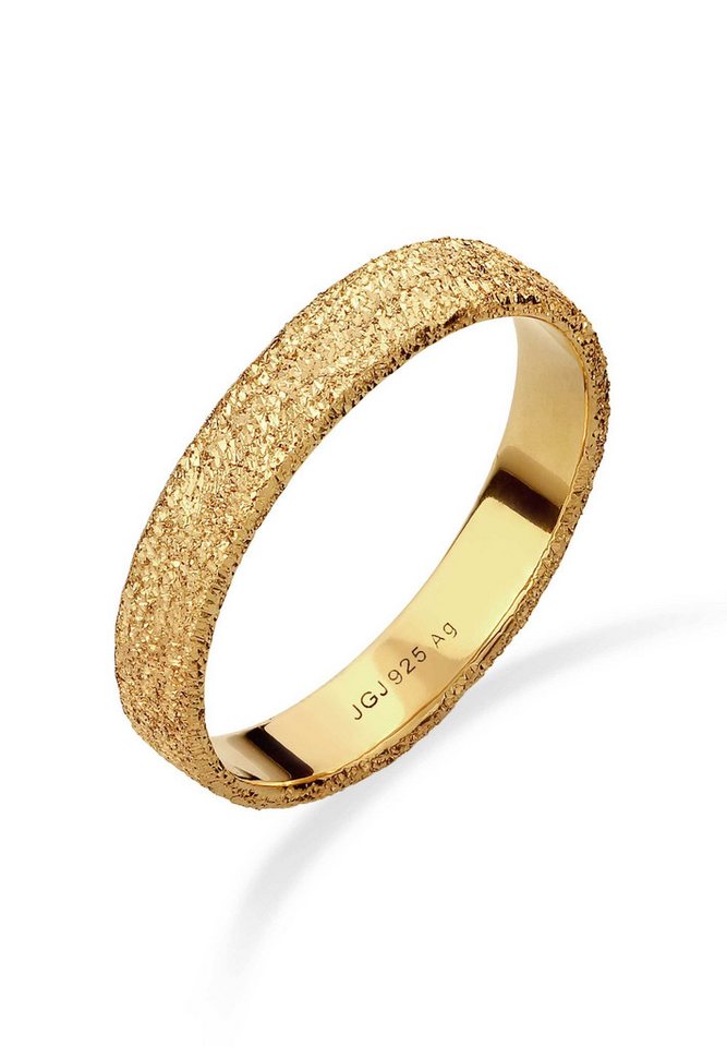 Kuzzoi Silberring Bandring strukturiert 925 Sterling Silber von Kuzzoi