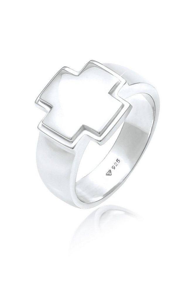 Kuzzoi Silberring Herren Siegelring Bandring Kreuz 925 Silber Kuzzoi Silberring Herren Siegelring Bandring Kreuz 925 Silber von Kuzzoi