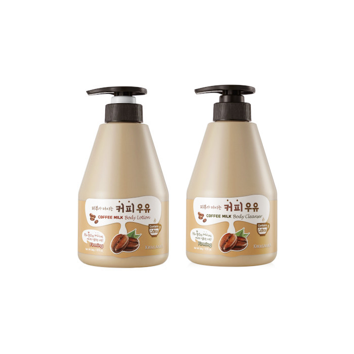 Kwailnara - Coffee Milk Body Cleanser + Body Lotion Set von Kwailnara
