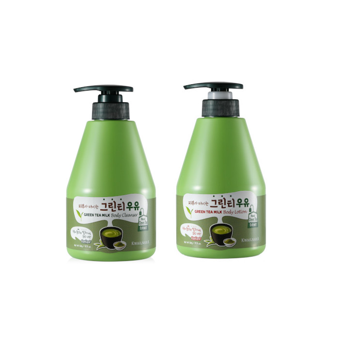 Kwailnara - Green Tea Milk Body Cleanser + Body Lotion Set von Kwailnara