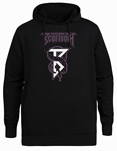 Kwantees Beartooth-Snake-Logo-Png- 4 Ular Ungu Comel Unisex Schwarz Hoodie Umweltfreundliche Kapuzenjacke von Kwantees